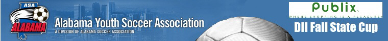 Alabama Youth Soccer Association banner